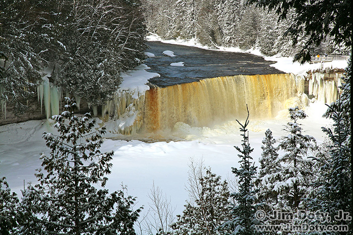 Gorge, and River. Michigan. February 25, 2008.