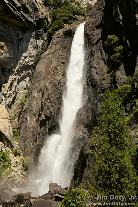 Lower Yosemite Falls, Yosemite National Park, California.