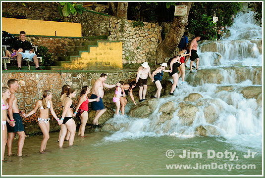 Dunn's River Falls, Jamaica. Photo copyright Jim Doty Jr.