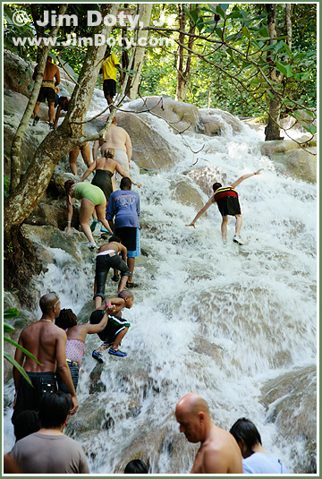 Dunn's River Falls, Jamaica. Photo copyright Jim Doty, Jr.