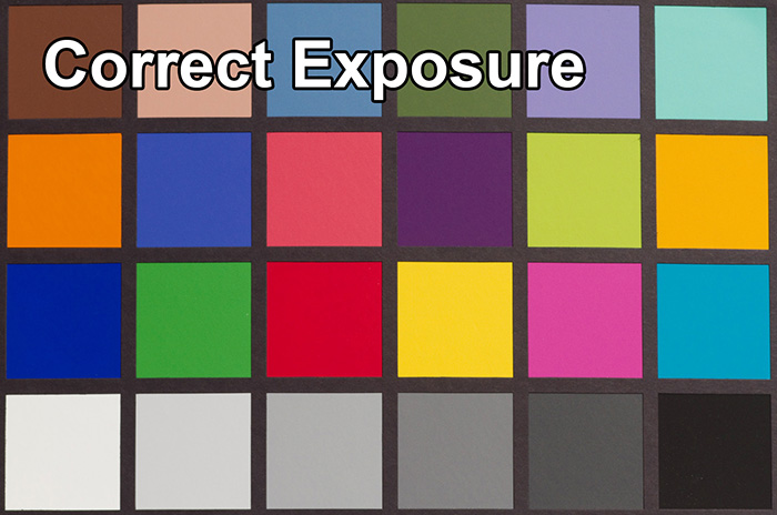 ColorChecker Proper Exposure