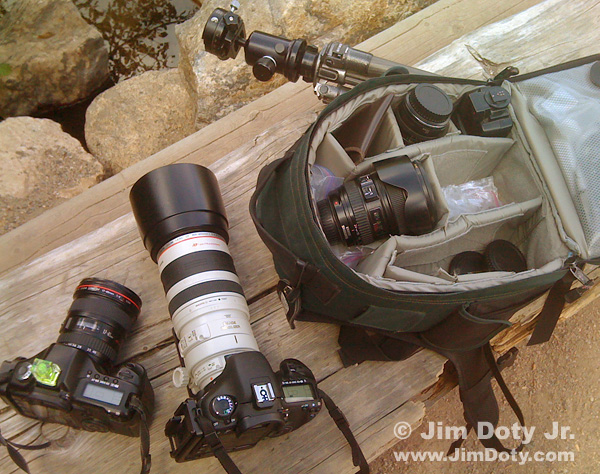 Basic camera gear.