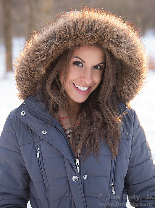 Kristina in the Snow