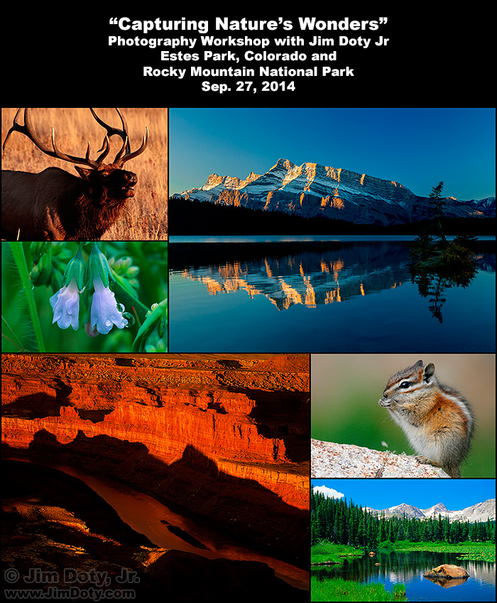 Nature Photography Workshop in Estes Park and Rocky Mountain National Park.