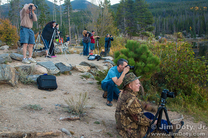 Field trip. Workshop at Rocky Mountain National Park, Colorado.