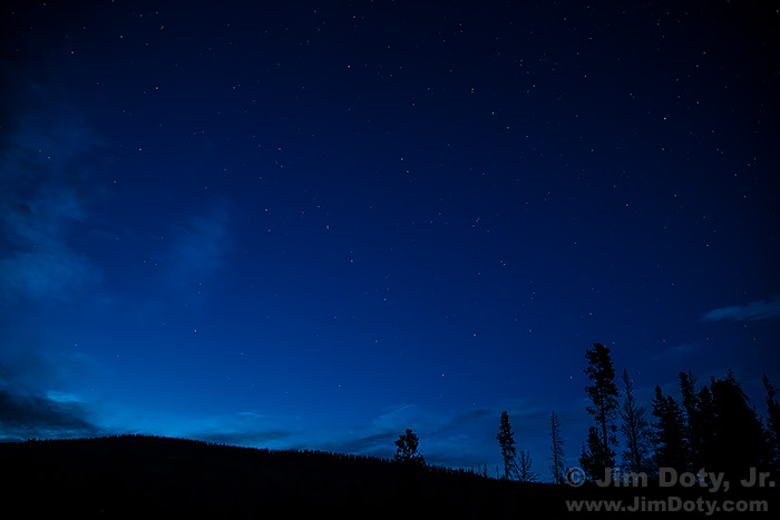 The Night Sky from Sprague Lake