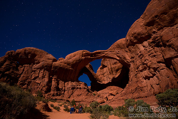 Double Arch at Night, Arches National Park