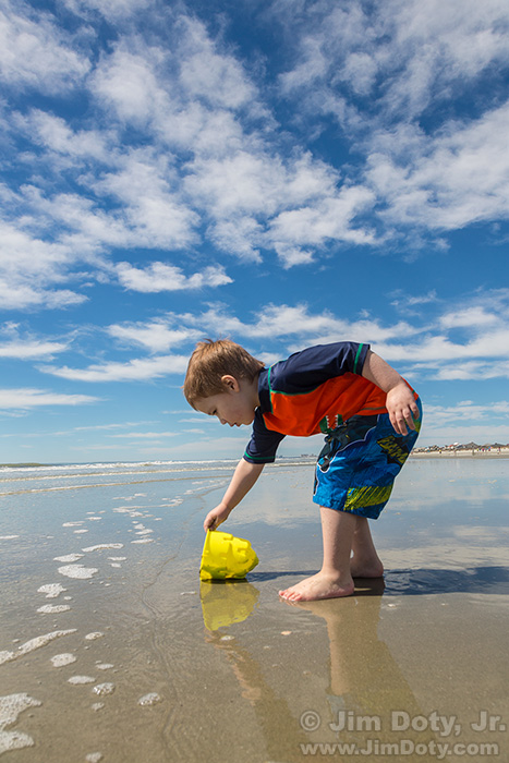 On the beach. North Myrtle Beach South Carolina. March 16, 2015.