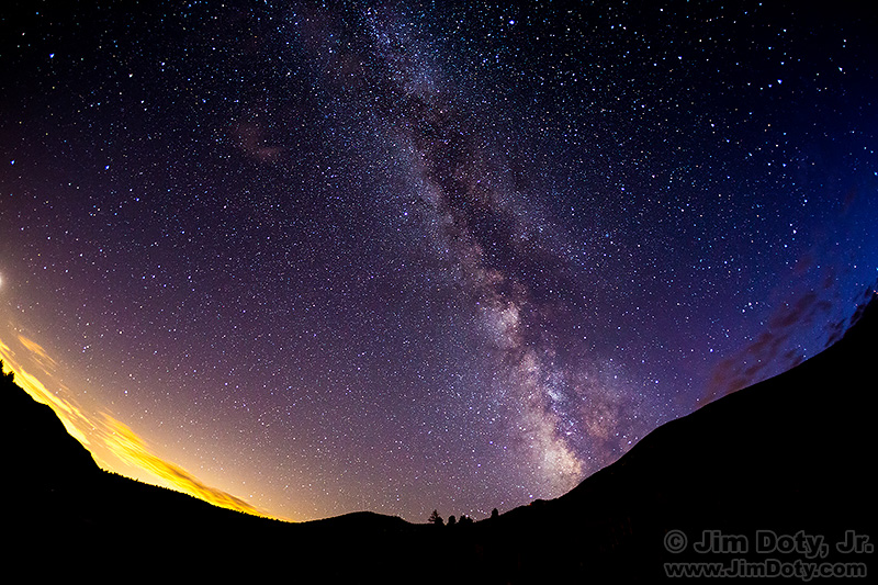 Milky Way from Horseshoe Park, Rocky Mountain National Park