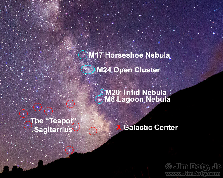 Part of the Milky Way from Horseshoe Park, Rocky Mountain National Park Part of the Milky Way from Horseshoe Park, Rocky Mountain National Park