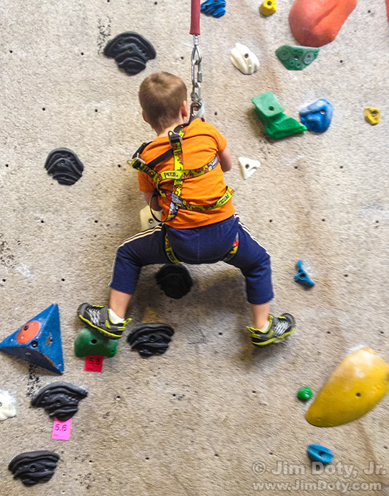 The Climbing Wall, Grimes Iowa. March 13, 2016.