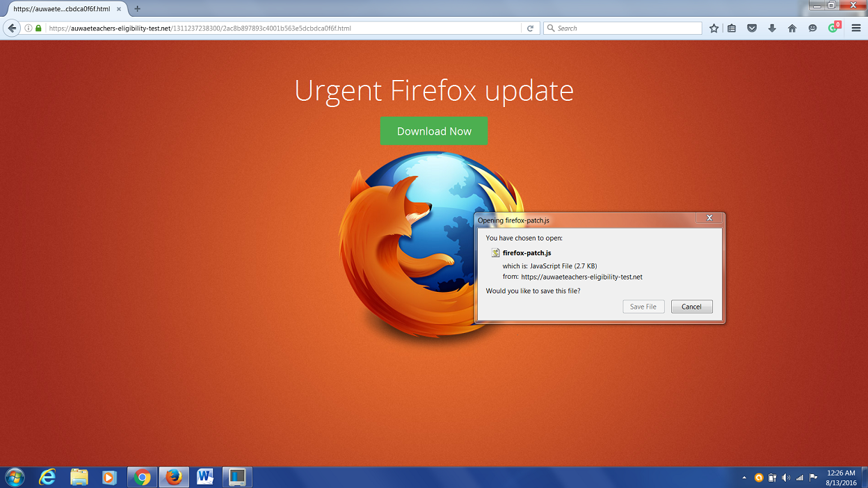 Firefox Update Version