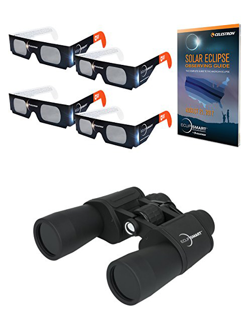Celestron eclipse glasses and binoculars.