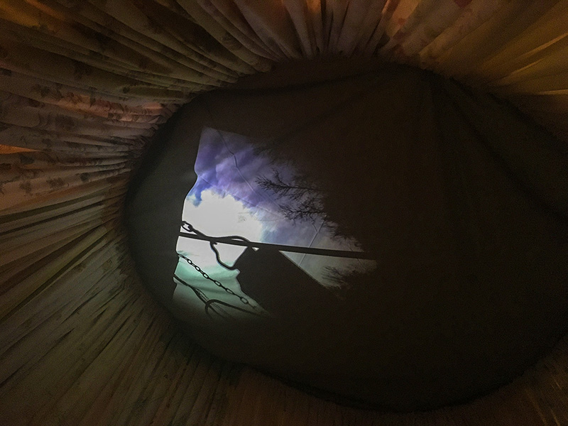 Ceiling Video, "Picking Up the Pieces".