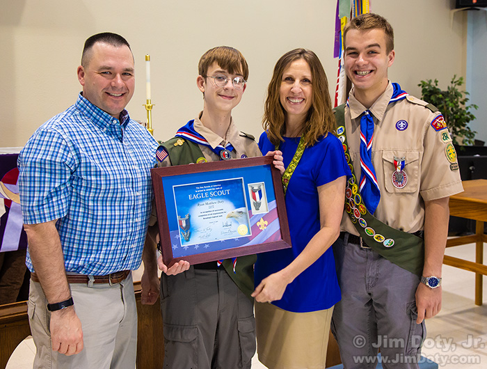 Ryan's Eagle Scout Court of Honor, Keller Texas. March 24, 2019.