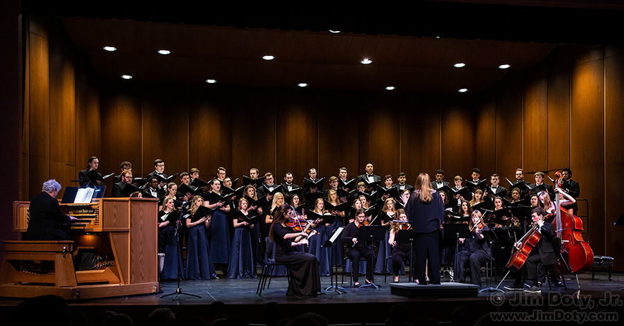 Graceland University Choir Concert, Lamoni Iowa. April 19, 2019
