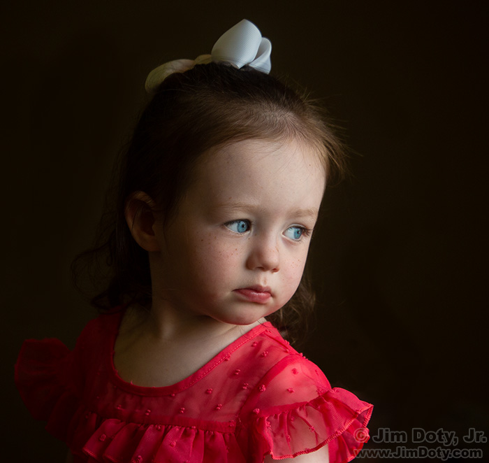 Portrait in Red, Bloomington Iowa