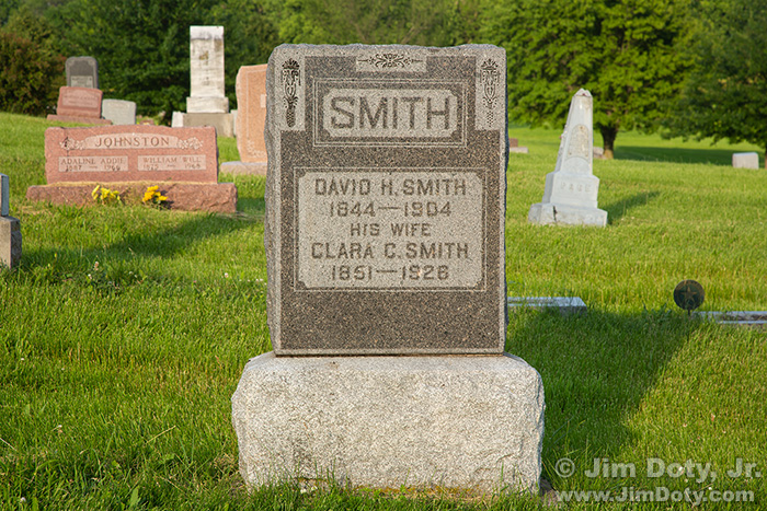 David H. Smith, Headstone, Lamoni Iowa. June 17, 2019.