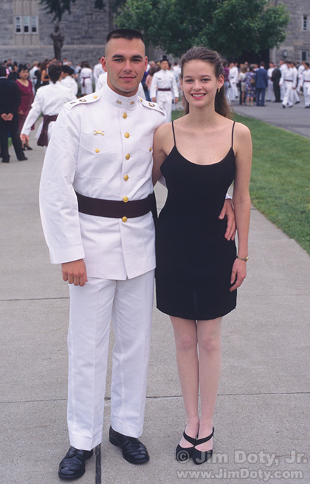Jim and Janae, USMA, West Point, New York. June 2, 1995.