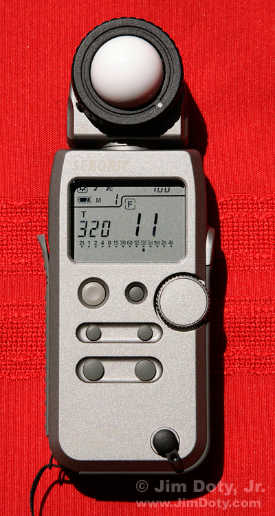 Digital Incident Light Meter, Sekonic L-358