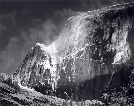Ansel Adams: Half Dome, Blowing Snow