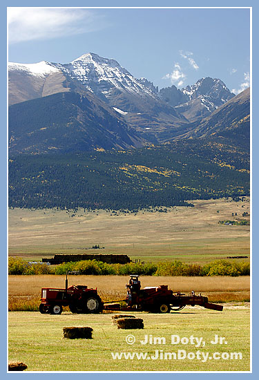 Sangre de Cristos Mountains, Wet Mountain Valley, Colorado. Photo copyright Jim Doty Jr.