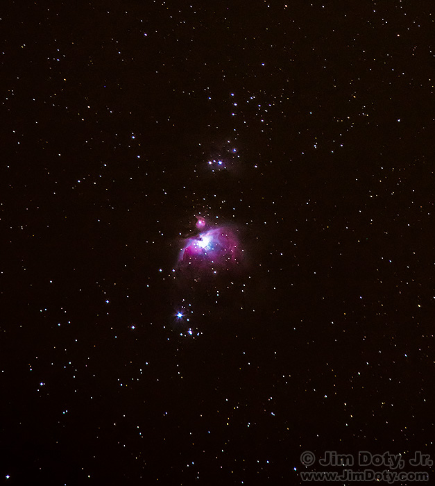 The Orion Nebula in Orion's Sword